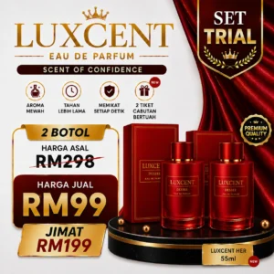 2Botol Perfume Luxcent Her EDP 55ml