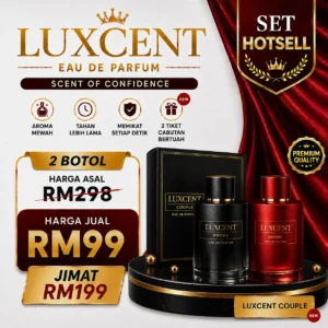 1Set Couple Perfume Luxcent EDP 55ml (2Botol)