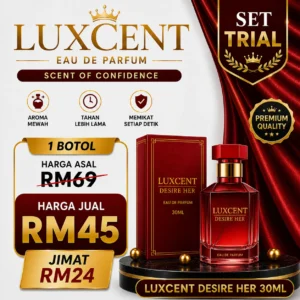1Botol Set Trial Perfume Luxcent Her 30ml
